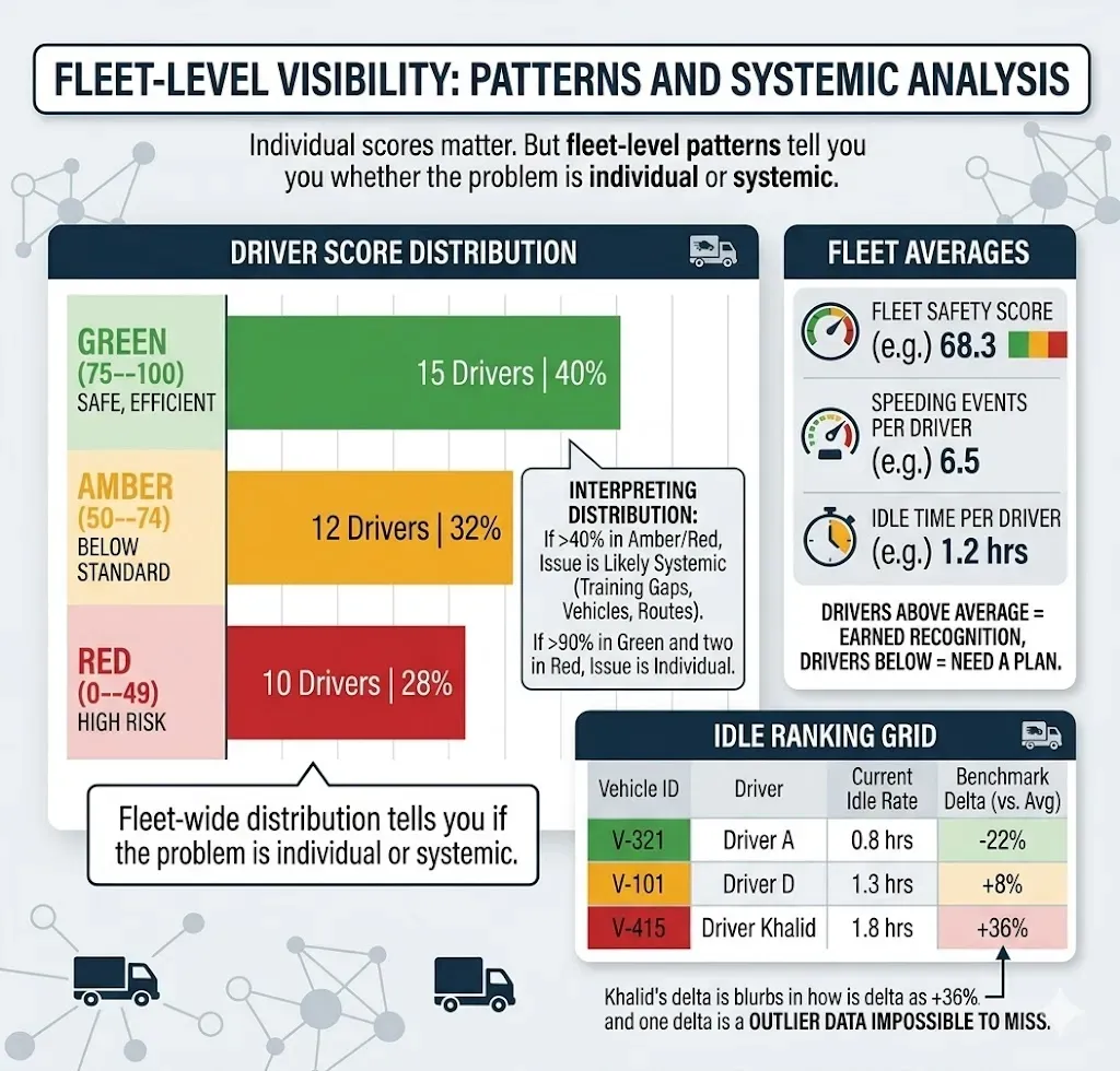 driver accountability ranking distribution