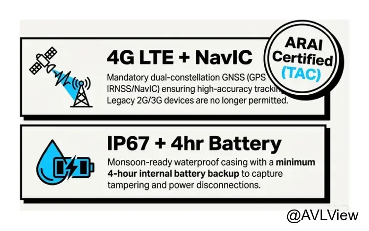 kmvd ais140 device requirements